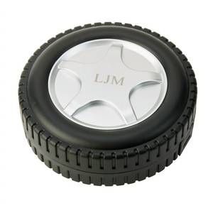NEW CREATIVE GIFTS INTERNATIONAL 24 piece tool set in tire in black